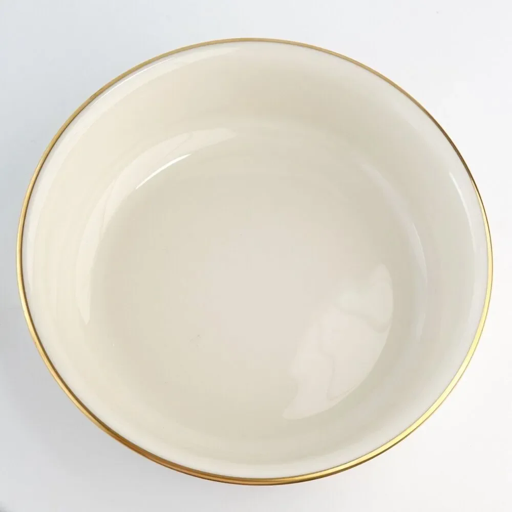 Eternal by Lenox USA Fruit Dessert Sauce Bowl GOLD TRIM - Picture 3 of 11
